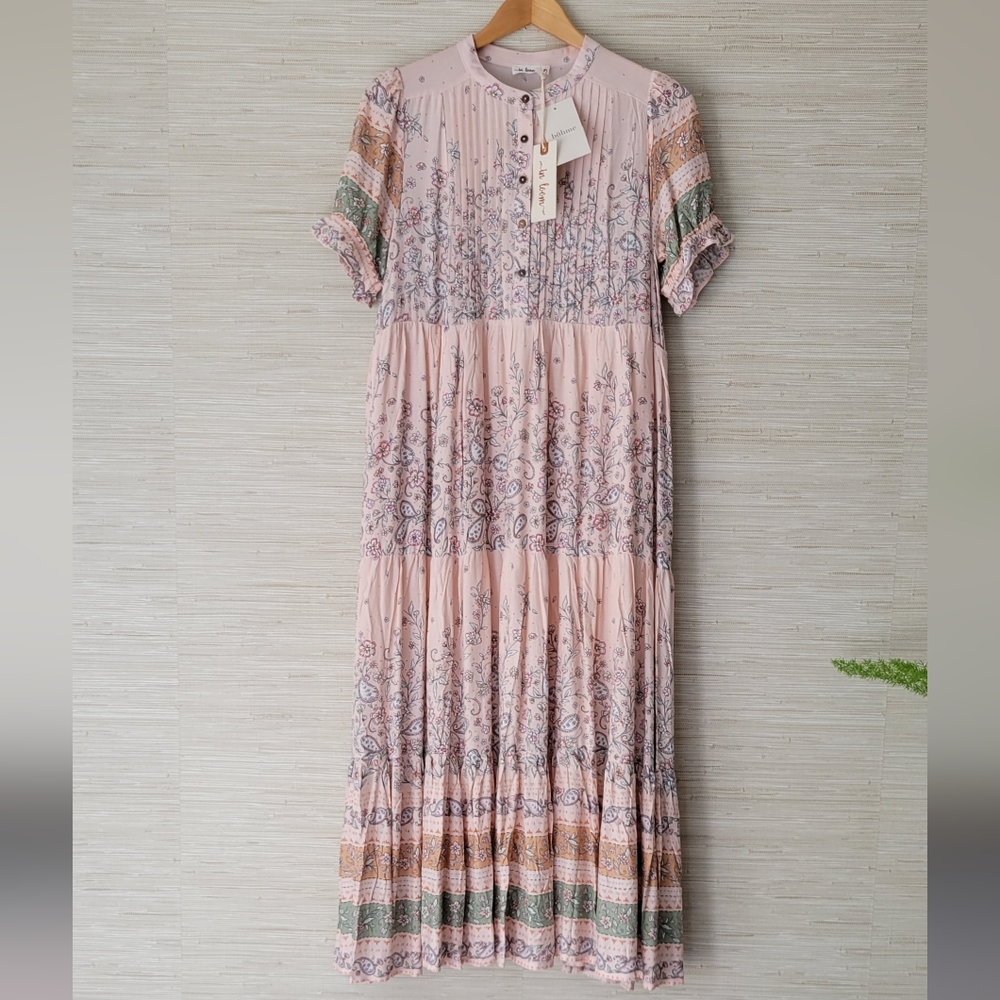 In Loom Women's Pink Floral Dress M
